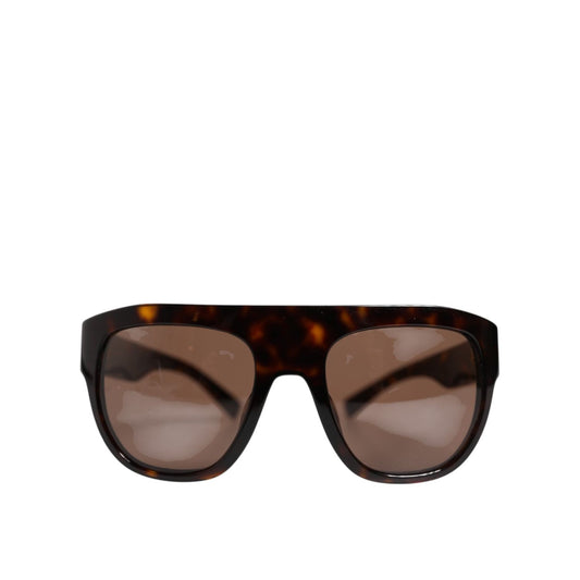 Dolce & Gabbana Dark Brown Havana DG4398F Square Frame Eyewear Sunglasses GLA1375