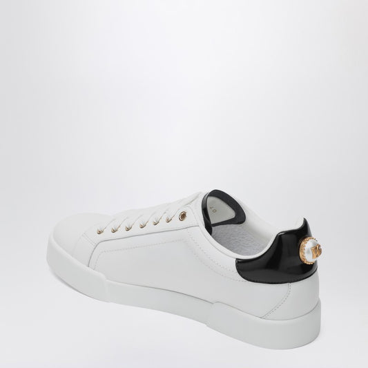 Dolce & Gabbana Dolce&Gabbana White/gold leather Portofino sneakers high_inventory,LDin,Women,Women > Shoes,Women > Shoes > Sneakers,Yes Eu Dolce & Gabbana CK2329AH506/R_DOLCE-89662_500