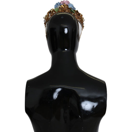 Dolce & Gabbana Exquisite Crystal Diadem Tiara Category-Accessories,Dolce & Gabbana,Gender-Women,Gold,Headbands - Women - Accessories,New with tags,Subcategory-Headbands,Women Dolce & Gabbana SMY100489