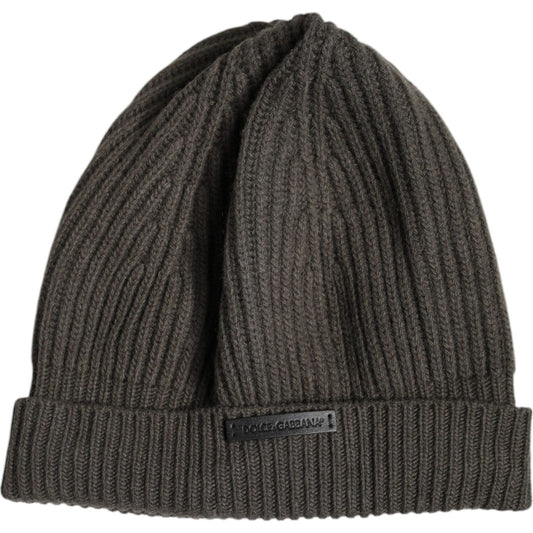 Dolce & Gabbana Green Wool DG Plaque Knitted Winter Beanie Hat 1728,67345645728,Accessories,Dolce & Gabbana,Green,Hats & Caps - Men - Accessories,Material: 70% Virgin Wool 30% Cashmere,Men,Men - Accessories,Preowned / Defect Dolce & Gabbana HAT9697