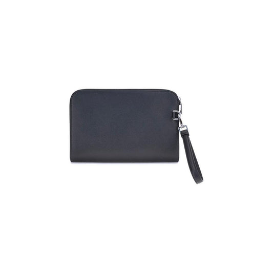 Dolce & Gabbana Leather Pouch 1728,72470364320,Bags,Black,Clutch Bags - Men - Bags,Dolce & Gabbana,Men,Men - Bags,New with tags Dolce & Gabbana DOBM2528BG66280999BB