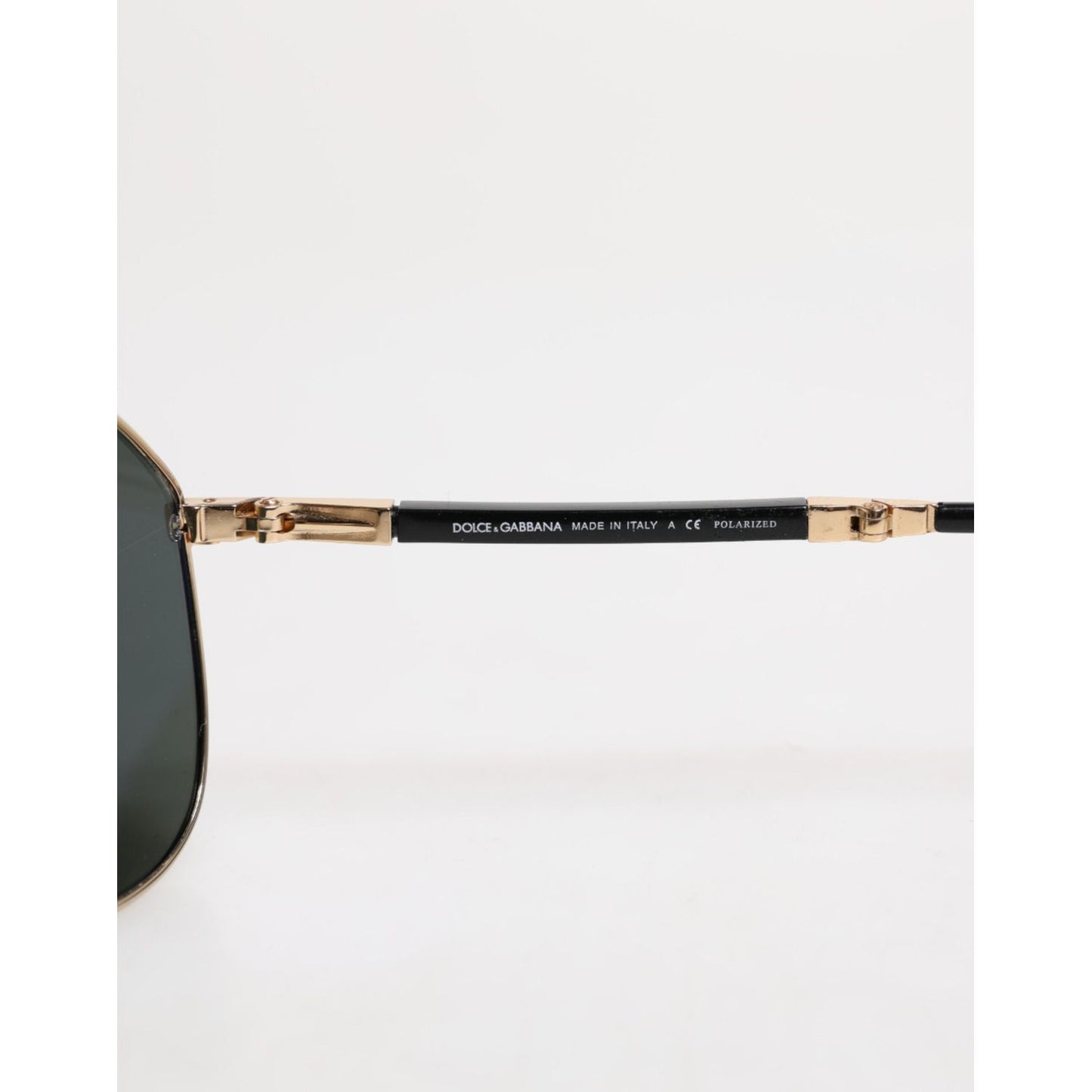 Dolce & Gabbana Gold DG2106K Pilot Frame Tinted Lens Polarized Sunglasses GLA1362