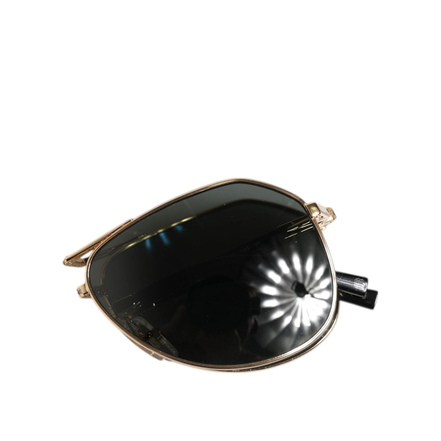 Dolce & Gabbana Gold DG2106K Pilot Frame Tinted Lens Polarized Sunglasses GLA1362