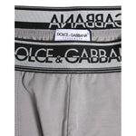 Dolce & Gabbana Gray Cotton Stretch Regular Boxer Underwear BIK1706-4