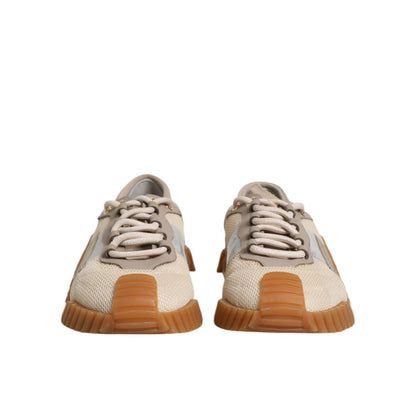 Dolce & Gabbana Multicolor Lace Up Low Top NS1 Sneakers Shoes