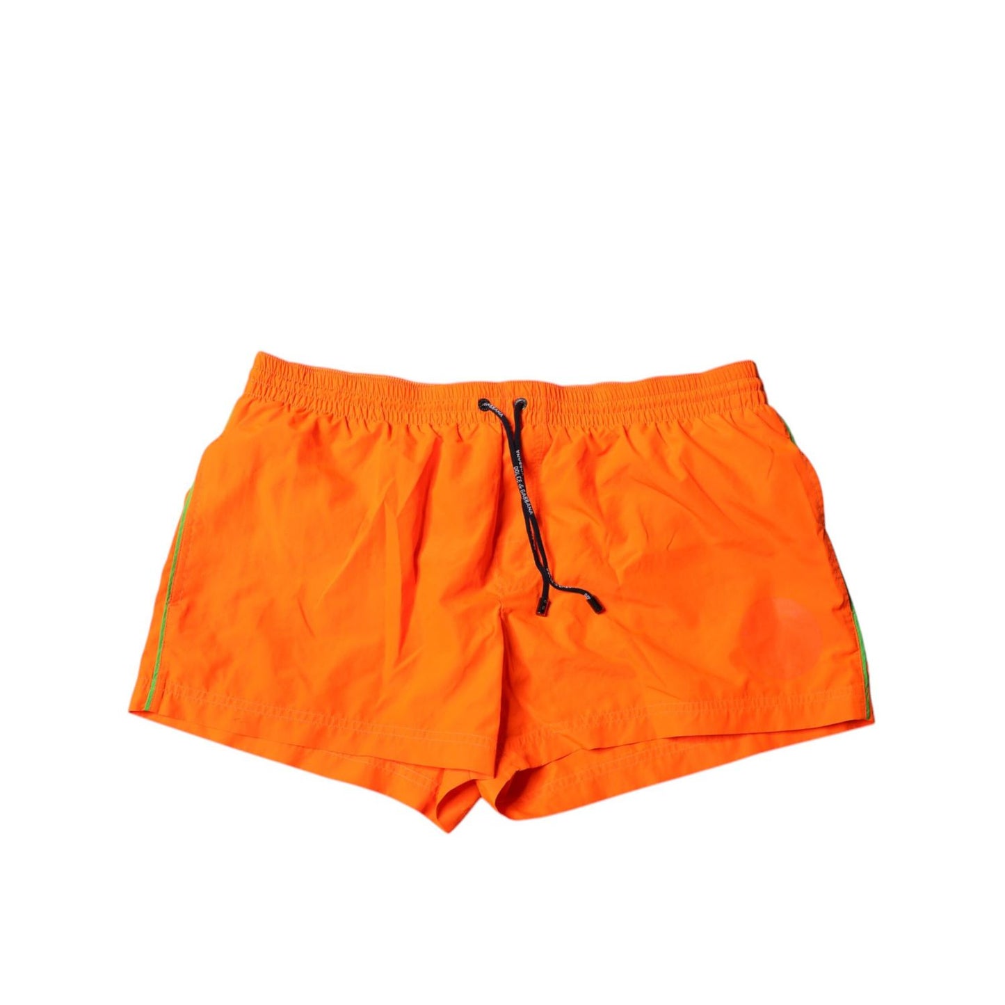 Dolce & Gabbana Orange Polyester Beachwear Shorts 2Pc Swimwear with drawstring and pockets.