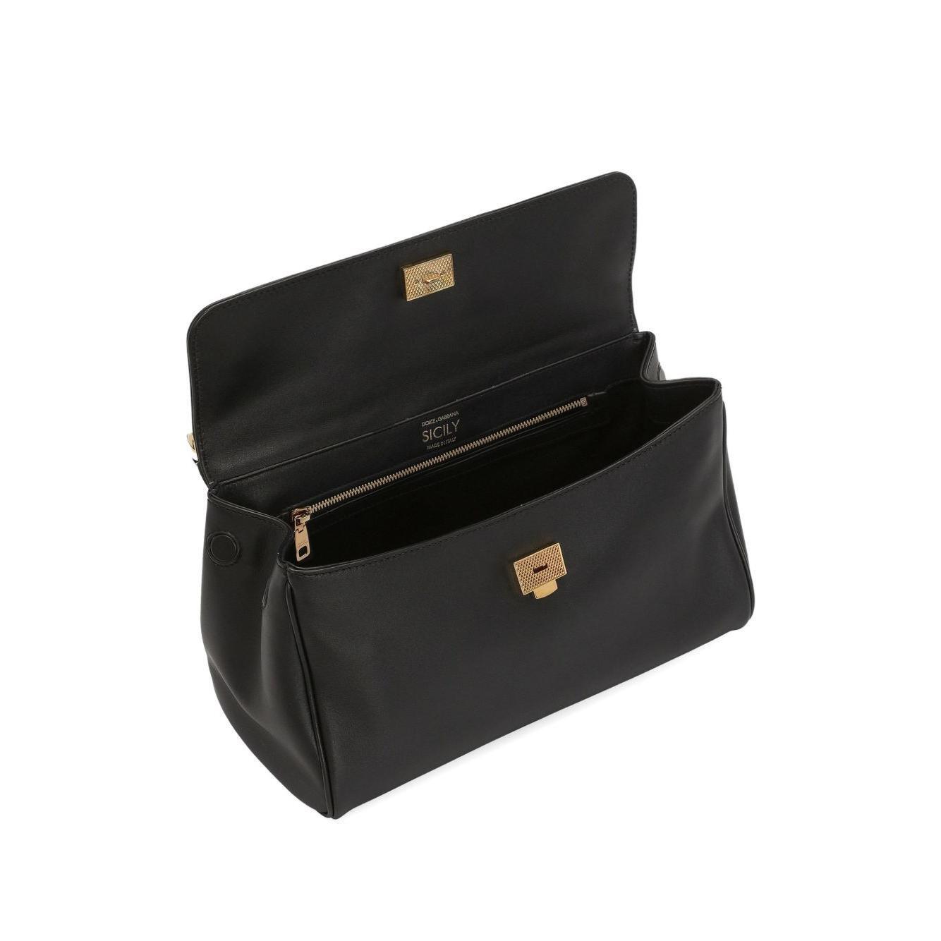 Dolce & Gabbana Sicily soft leather handbag BB7782B732180999-AI25