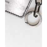 Dolce & Gabbana Wallet Black Leather Logo Embossed Key Chain Card Holder Wallet SMY11293