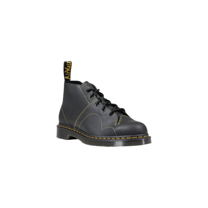 Dr. Martens Black Leather Lace-Up Boots