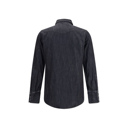 Dsquared² Black Denim Shirt