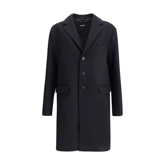 Dsquared² Wool midi Coat DS-S74AA0316S53003900-IT48 | M