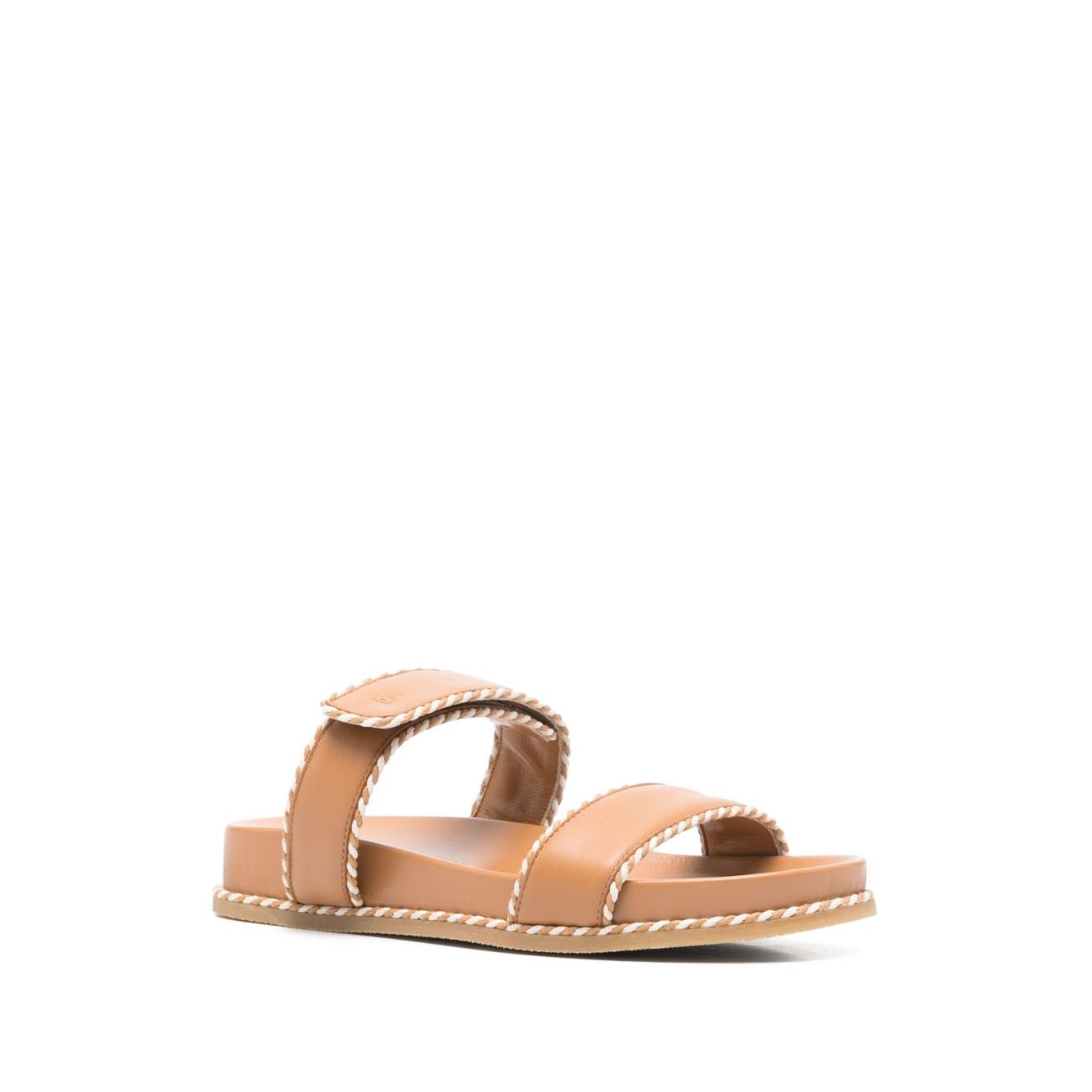 EMPORIO ARMANI EXCLUSIVE Emporio Armani Sandals with nappa strap and two-tone profiles