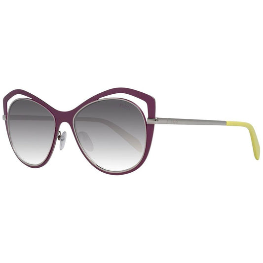 Emilio Pucci Purple Metal Sunglasses 1728,67434610848,Emilio Pucci,New with tags,Purple,Sunglasses for Women - Sunglasses,Women Emilio Pucci EPEP01305681TAC