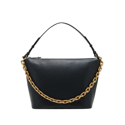 Emporio Armani Medium leather hobo bag with chain