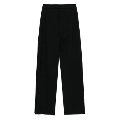 Emporio Armani jersey trousers with bands and micro studs Trousers
