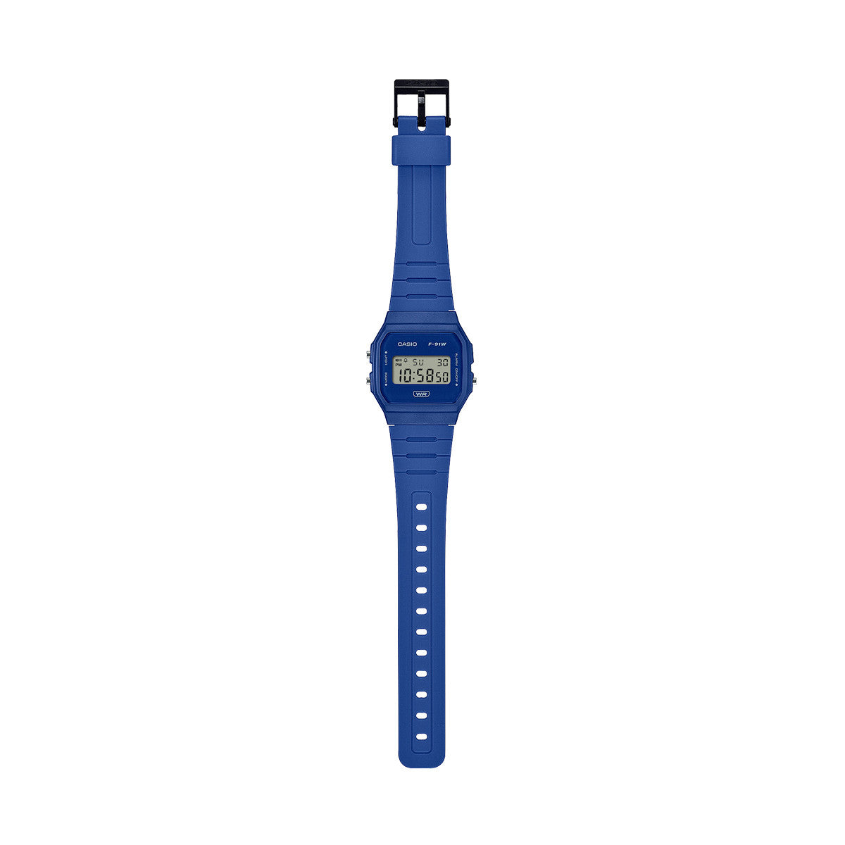 CASIO VINTAGE Mod. F-91 BIO RESIN STRAP - BLUE-5
