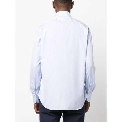 FINAMORE 1925 NAPOLI Shirts Clear Blue Shirts