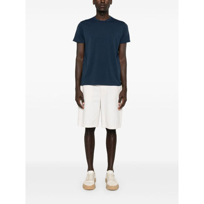 FINAMORE 1925 NAPOLI T-shirts and Polos Blue Topwear