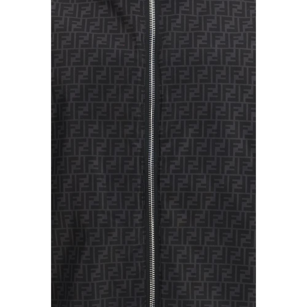 Fendi Black Polyamide Shell Jacket
