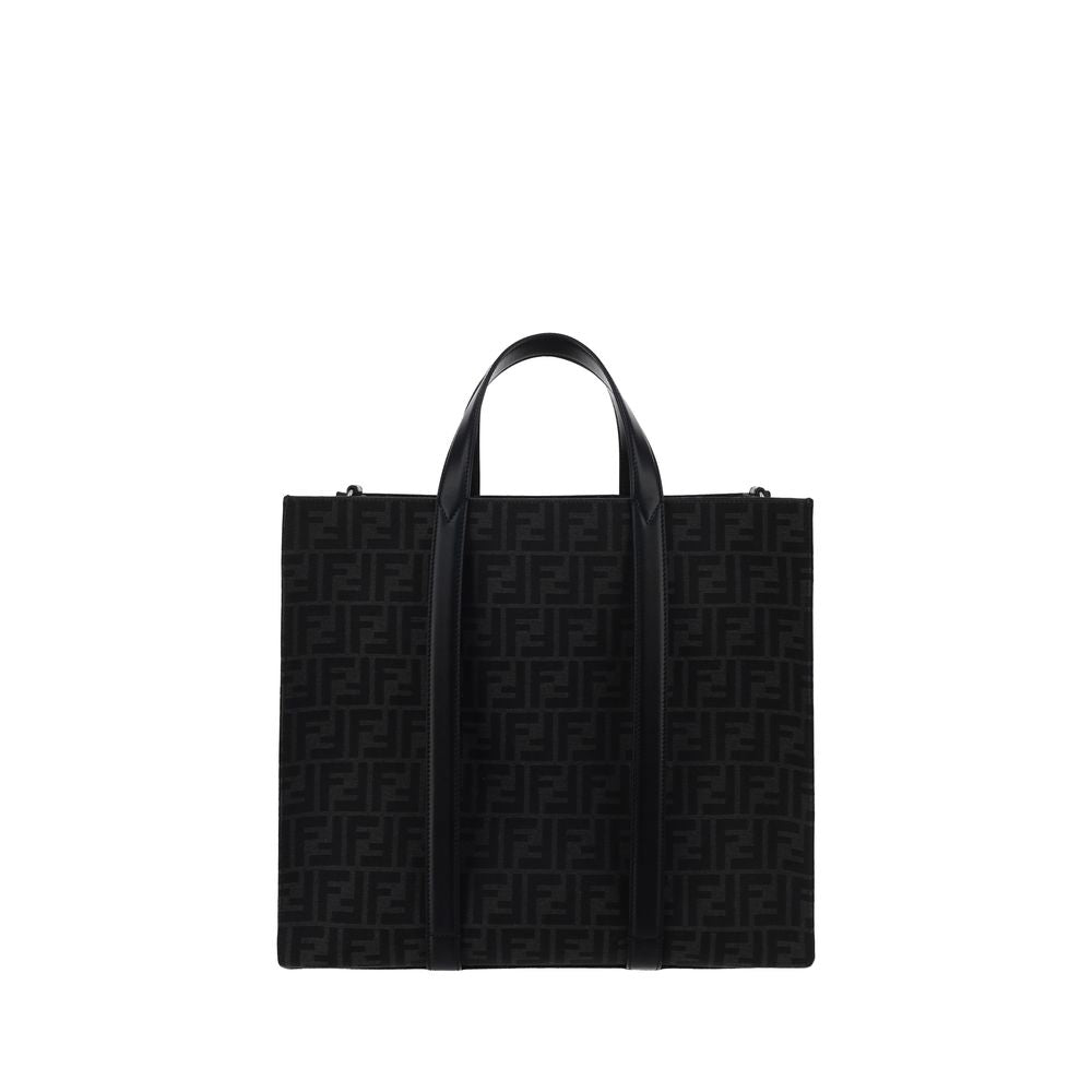 Front view with bag zipped and handles upright.