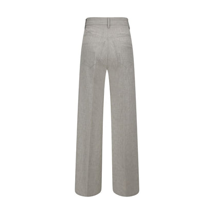 Forte_Forte Gray Viscose Casual Pants