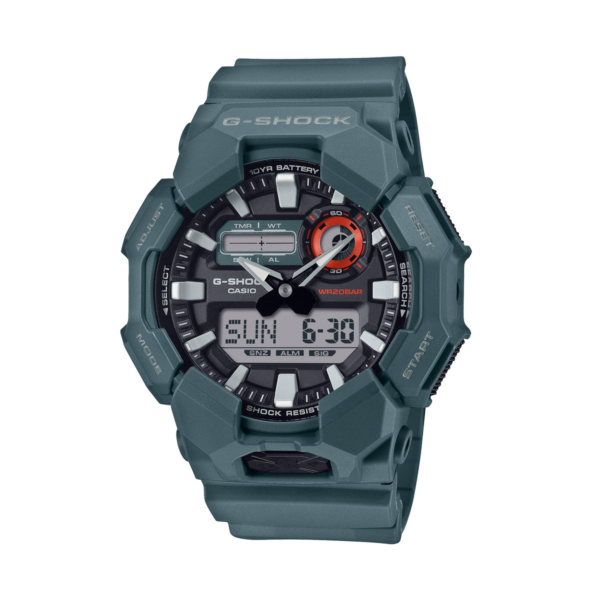 CASIO G-SHOCK Mod. NEW RUGGED BASIC Analog-Digital 10-Year Battery-0