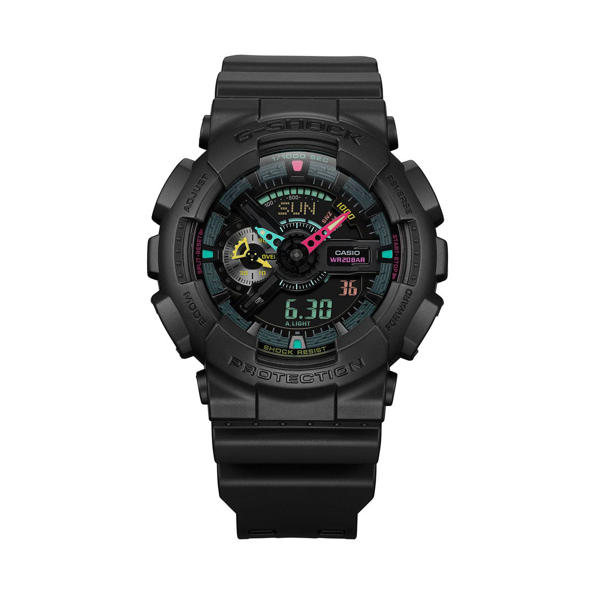 CASIO G-SHOCK Mod. GS-BASIC - MATTE FLUO SERIE GA-110MF-1AER