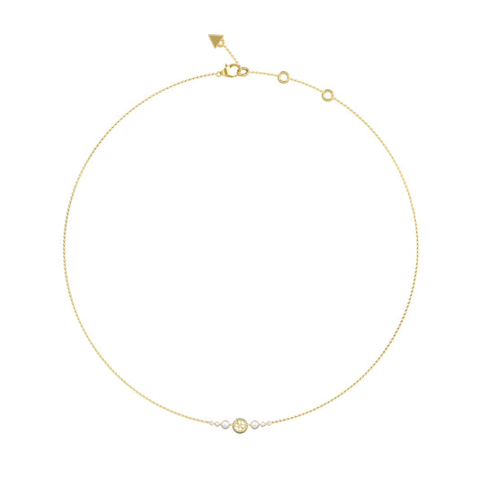 GUESS JEWELS JEWELRY Mod. JUBN05519JWYGT-U elegant gold necklace with delicate design