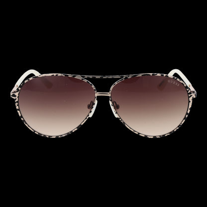 GUESS MOD. GU7847 6033F sunglasses for ladies with stylish leopard print frame and gradient lenses.
