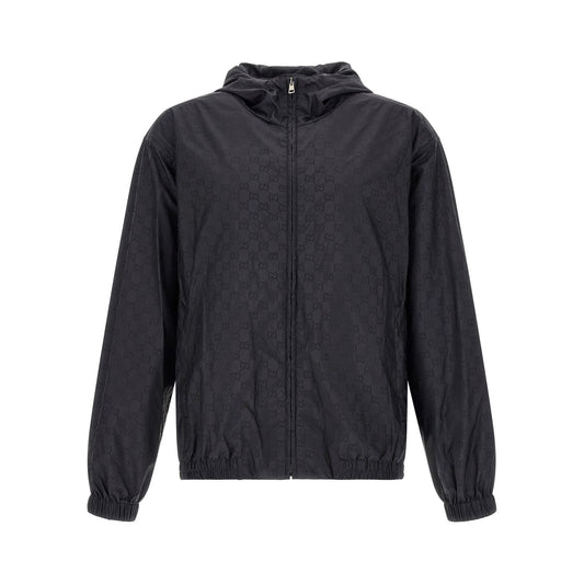 Gucci Black Polyamide Shell Jacket