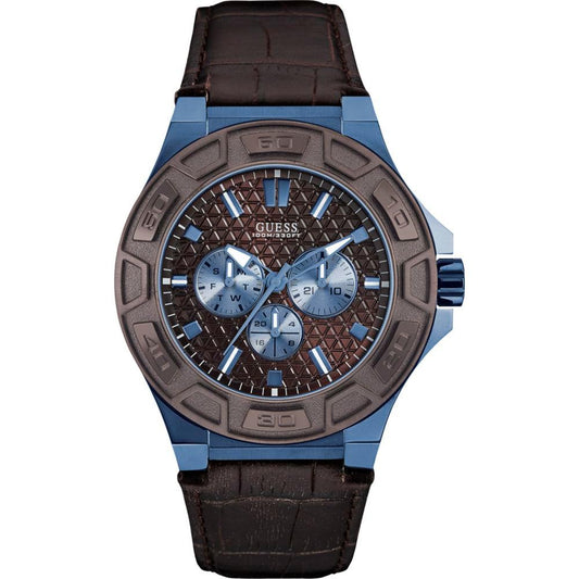 Guess Brown Polyethylene Watch 1728,Brown,Guess,Men,New with tags,Watches for Men - Watches Guess GUW0674G5AC