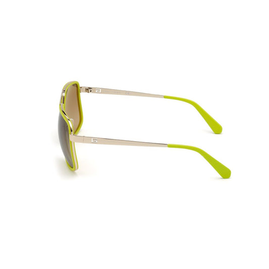 Guess Green Metal Sunglasses 1728,67434610848,Green,Guess,Men,New with tags,Sunglasses,Sunglasses for Men - Sunglasses Guess GUGU69785895NAC