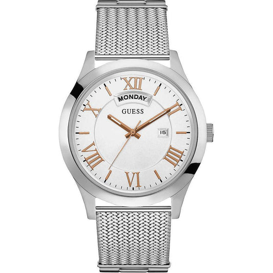 Guess Silver Steel Watch 1728,Guess,Men,New with tags,Silver,Watches for Men - Watches Guess GUW0923G1AC