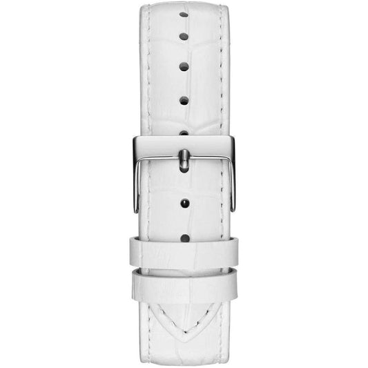 Guess White Leather Watch 1728,67434610848,Guess,New with tags,Watches,Watches for Women - Watches,White,Women Guess GUGW0289L1AC