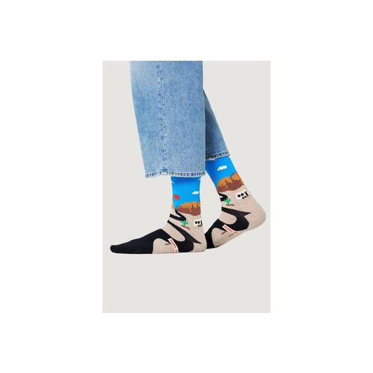 Happy Socks Blue Cotton Tights & Sock 1728,36-40,71956299936,Blue,Clothing,Happy Socks,New with tags,Tights & Socks - Women - Clothing,Women,Women - Clothing Happy Socks HA-11396200132-36-40