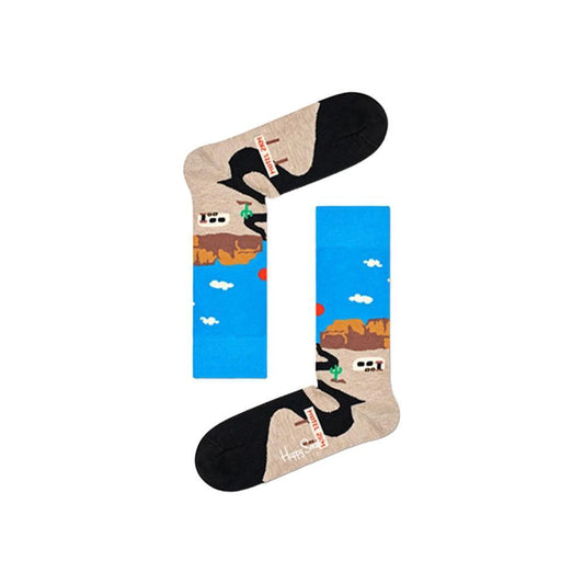 Happy Socks Blue Cotton Tights & Sock 1728,36-40,71956299936,Blue,Clothing,Happy Socks,New with tags,Tights & Socks - Women - Clothing,Women,Women - Clothing Happy Socks HA-11396200132-36-40