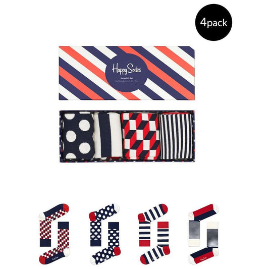 Happy Socks Blue Cotton Tights & Sock 1728,36-40,71956299936,Blue,Clothing,Happy Socks,New with tags,Tights & Socks - Women - Clothing,Women,Women - Clothing Happy Socks HA-9603000010-36-40