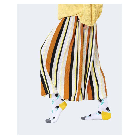 Happy Socks White Cotton Tights & Sock 1728,36-40,71956299936,Clothing,Happy Socks,New with tags,Tights & Socks - Women - Clothing,White,Women,Women - Clothing Happy Socks HA-8995300008-36-40