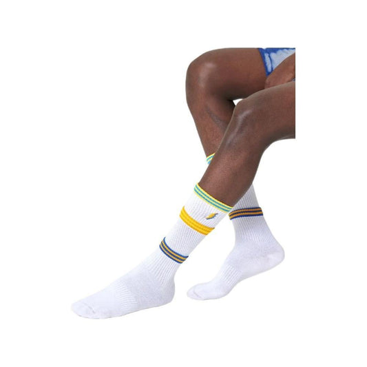 Happy Socks White Cotton Tights & Sock 1728,36-40,71956299936,Clothing,Happy Socks,New with tags,Tights & Socks - Women - Clothing,White,Women,Women - Clothing Happy Socks HA-8995400008-36-40
