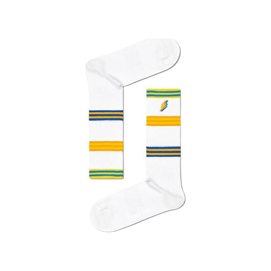 Happy Socks White Cotton Tights & Sock 1728,36-40,71956299936,Clothing,Happy Socks,New with tags,Tights & Socks - Women - Clothing,White,Women,Women - Clothing Happy Socks HA-8995400008-36-40