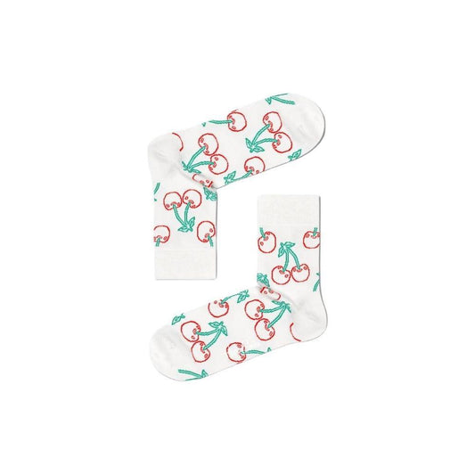 Happy Socks White Cotton Tights & Sock 1728,36-40,71956299936,Clothing,Happy Socks,New with tags,Tights & Socks - Women - Clothing,White,Women,Women - Clothing Happy Socks HA-8995900008-36-40