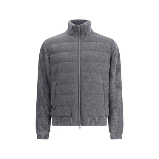 Herno Gray Wool Bomber