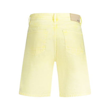 Hugo Boss Yellow Cotton Short