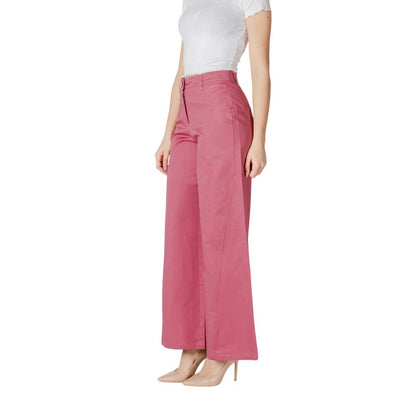 ICHI Pink Cotton Pant