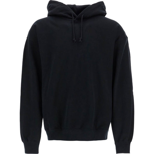 Y-3 men's black hoodie in recycled cotton and polyester Topwear Y-3 Black