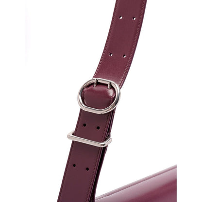 Jil Sander Cannolo small leather shoulder bag