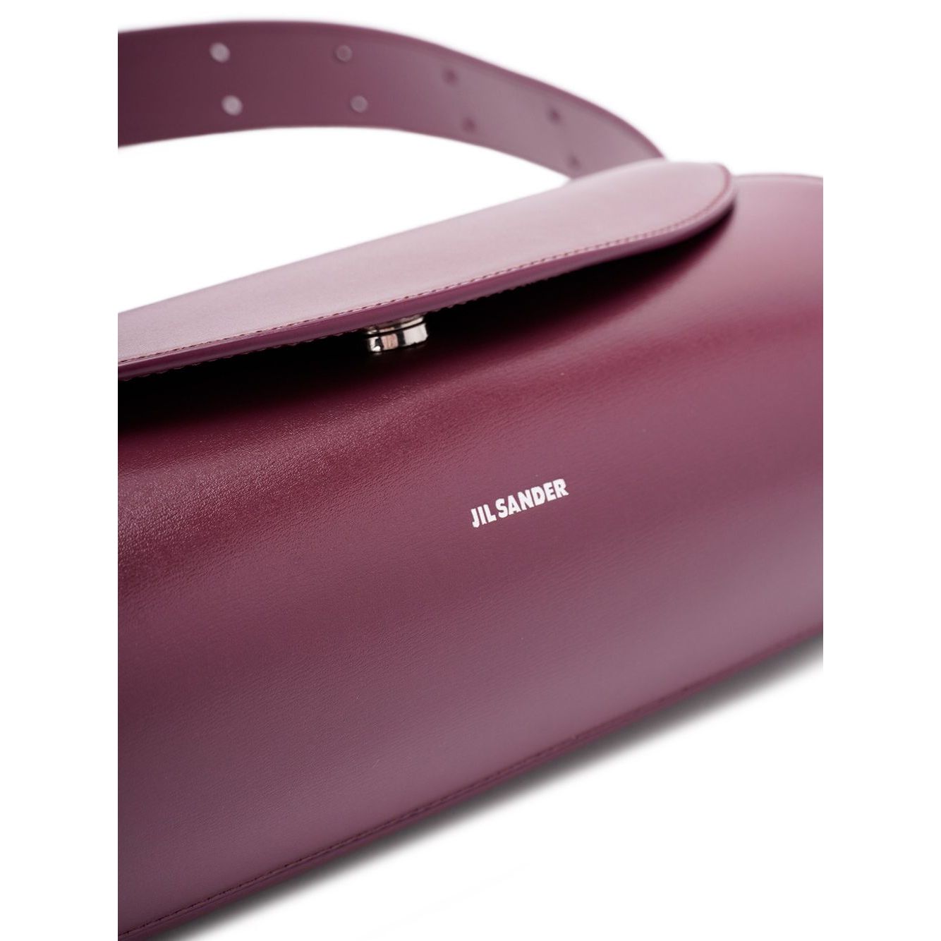 Jil Sander Cannolo small leather shoulder bag