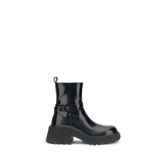 Jimmy Choo Patent-leather Conny Ankle Boots JI-J000178002BLACK-EU36/US6