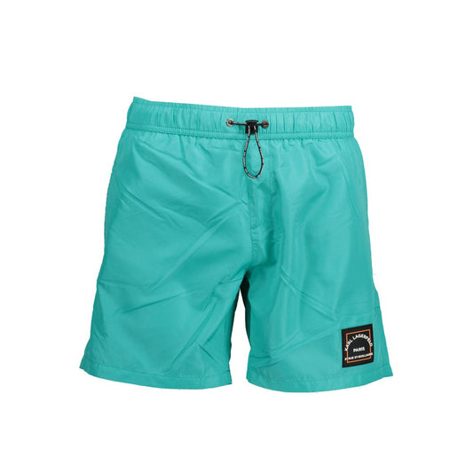 Karl Lagerfeld Verde Polyester Men's Swim Boxer 1728,67403481248,Clothing,Green,Karl Lagerfeld,Men,New with tags,S,Shorts - Clothing