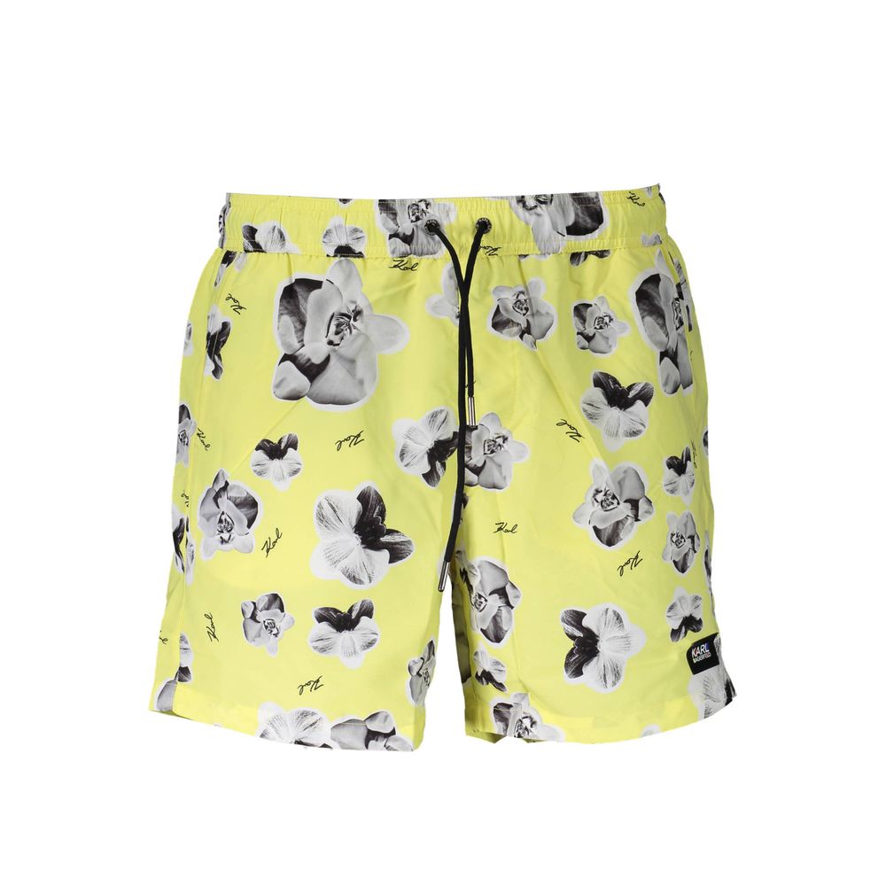 Karl Lagerfeld Yellow Polyester Swimwear